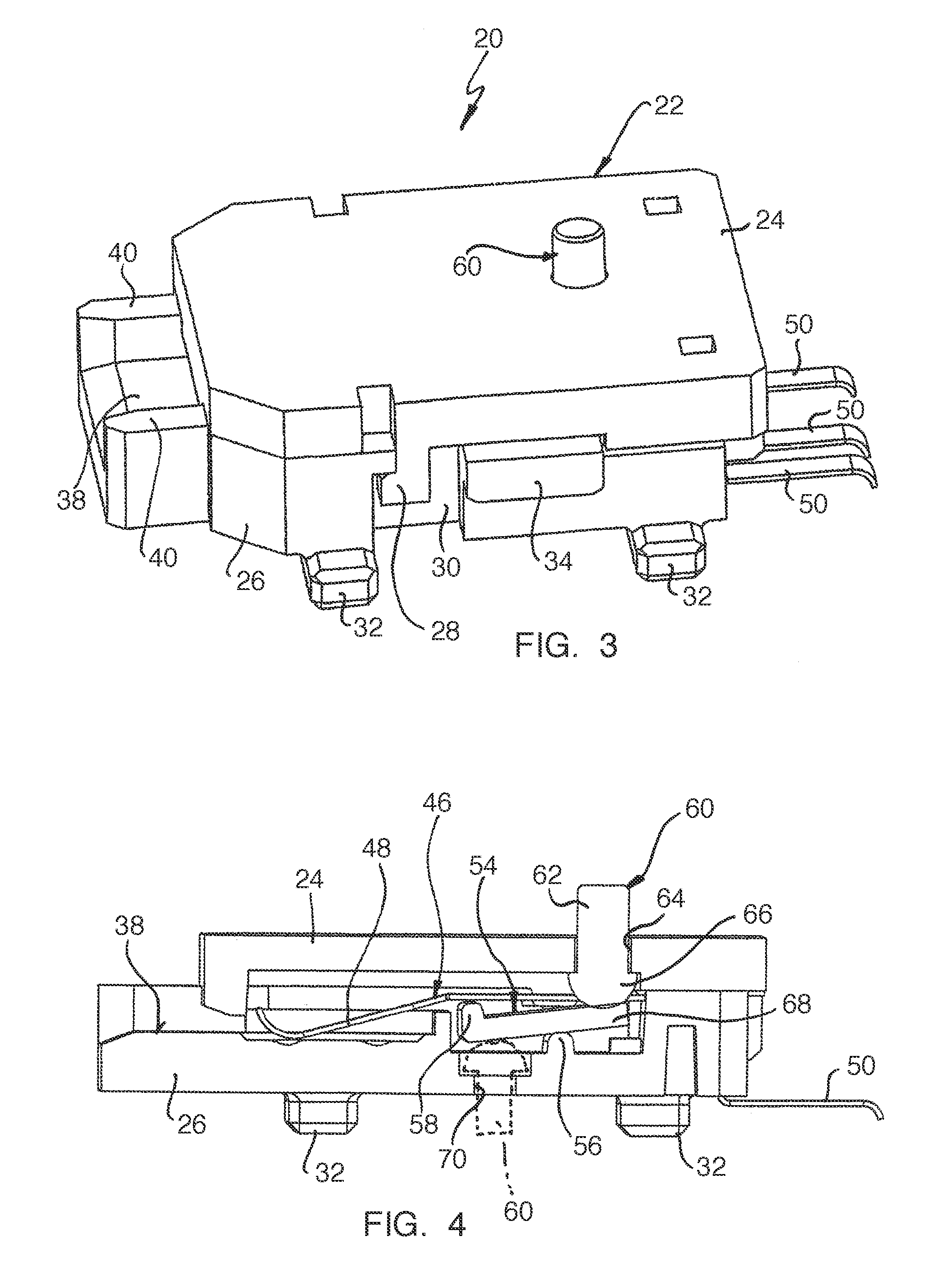 Measuring device for the amperometric measurement of test strips