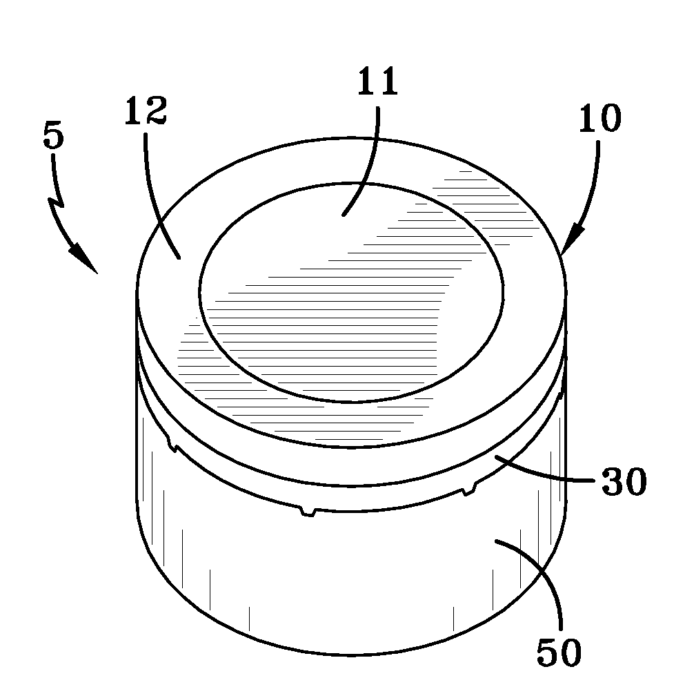 Composite polycrystalline diamond body