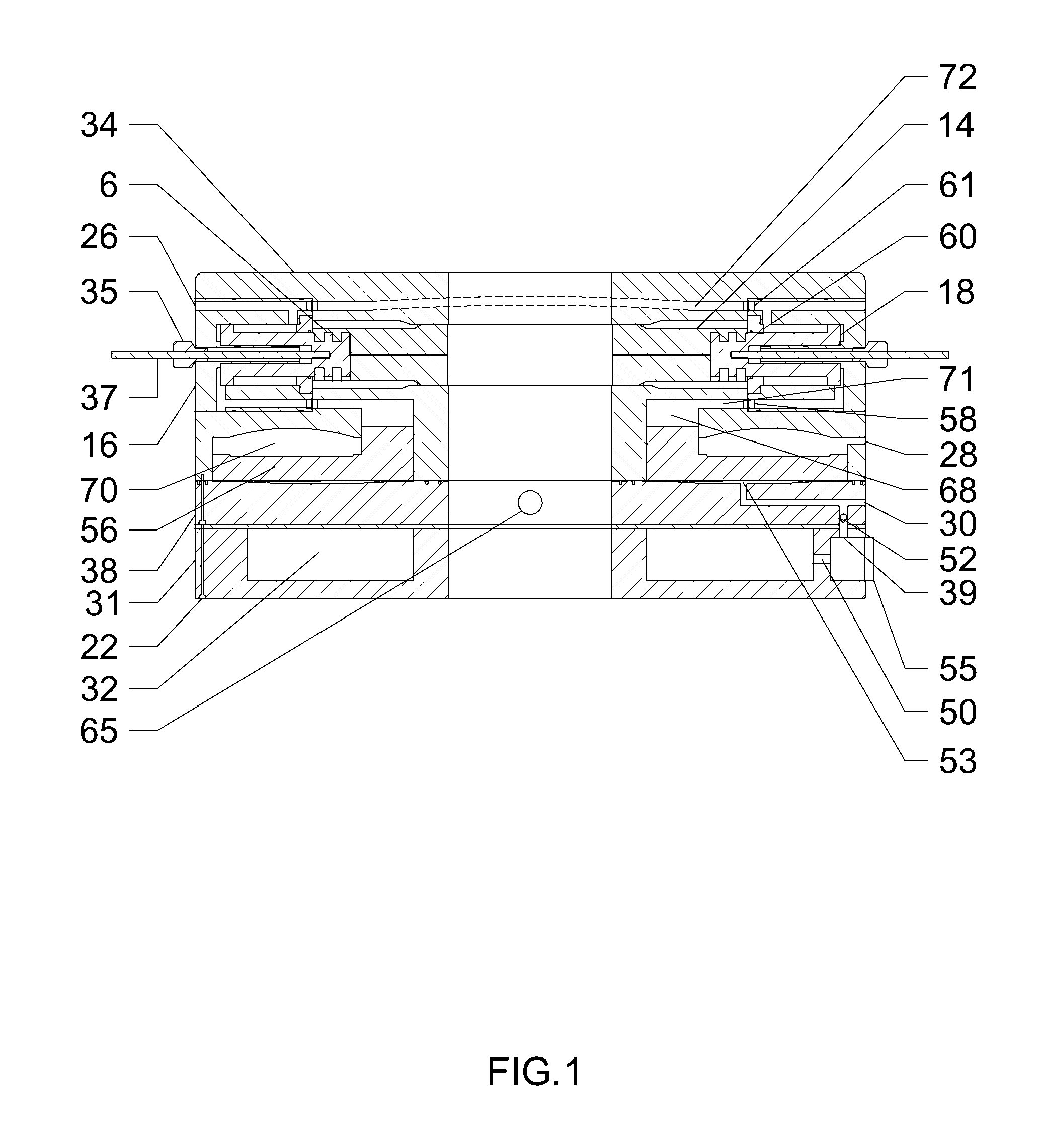 Intensifier ram blowout preventer