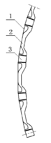 Self-fastening type ball mill cylinder