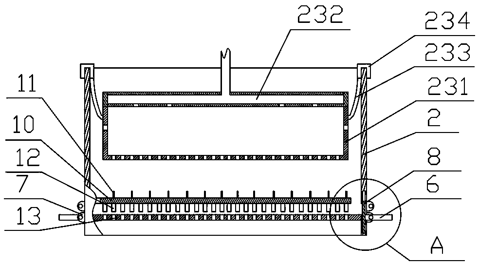 Sewage treatment sludge recycling device and method