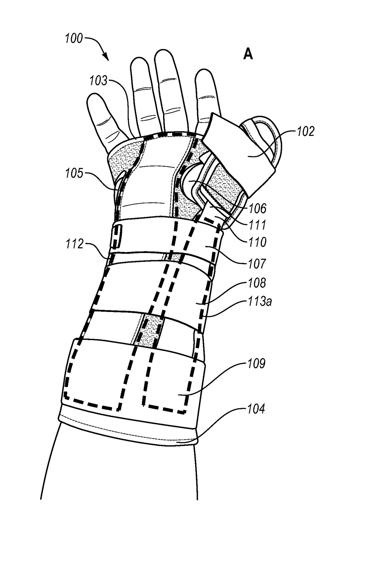 Ambidextrous, Combination Wrist and Thumb Brace