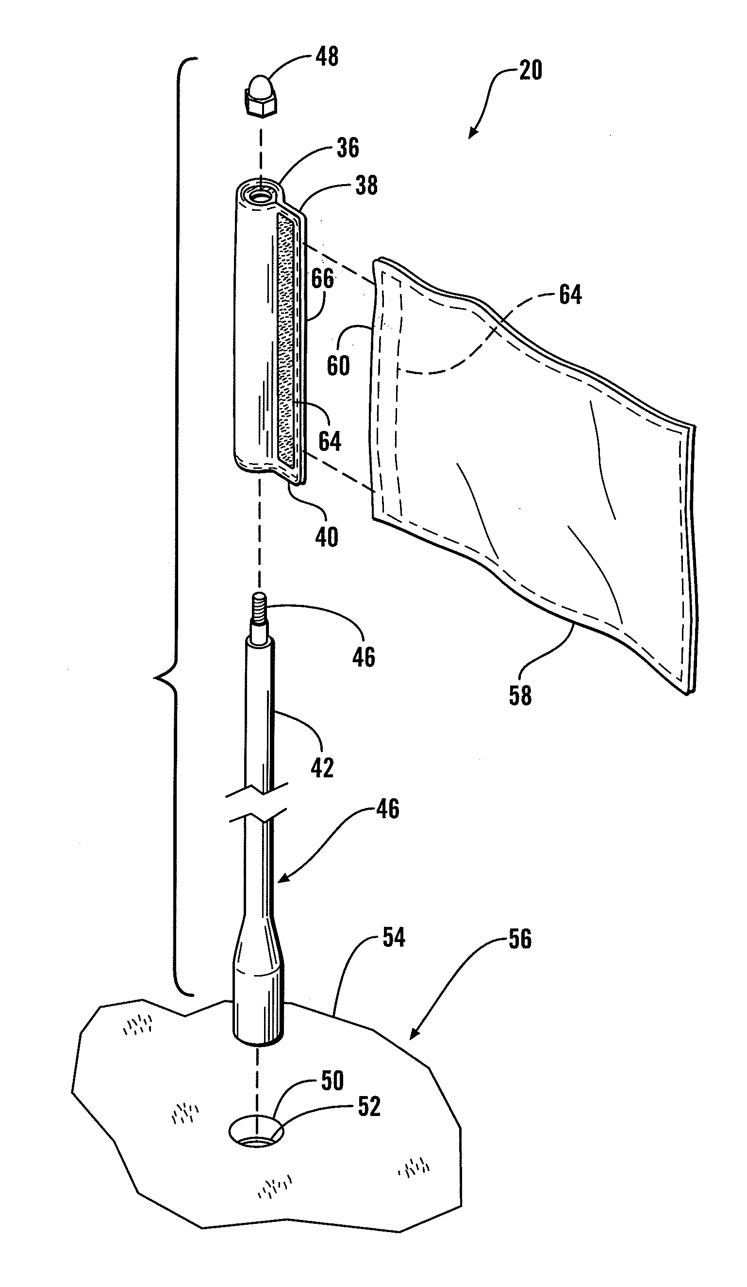 Golf Flag Replacement System