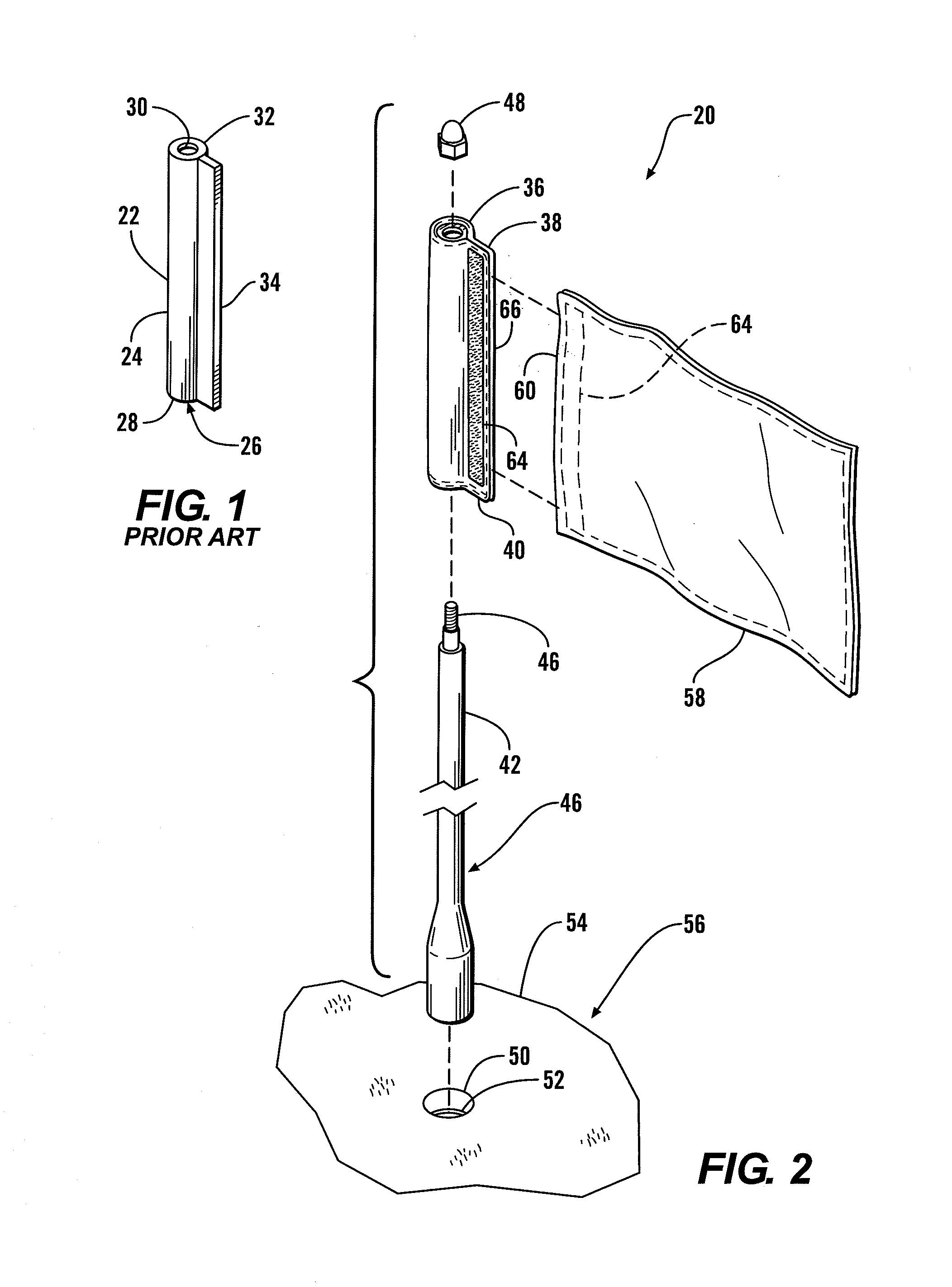 Golf Flag Replacement System