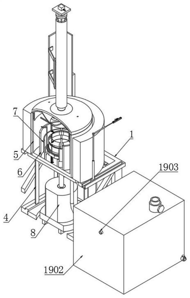 A semiconductor material processing system