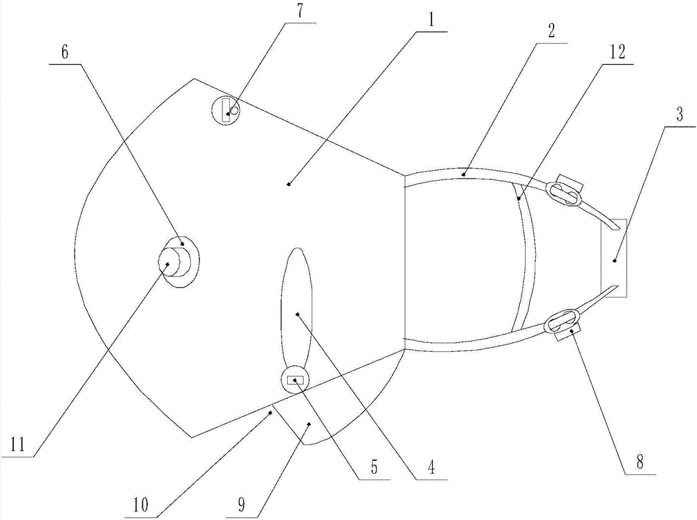 Breathing mask with protective function