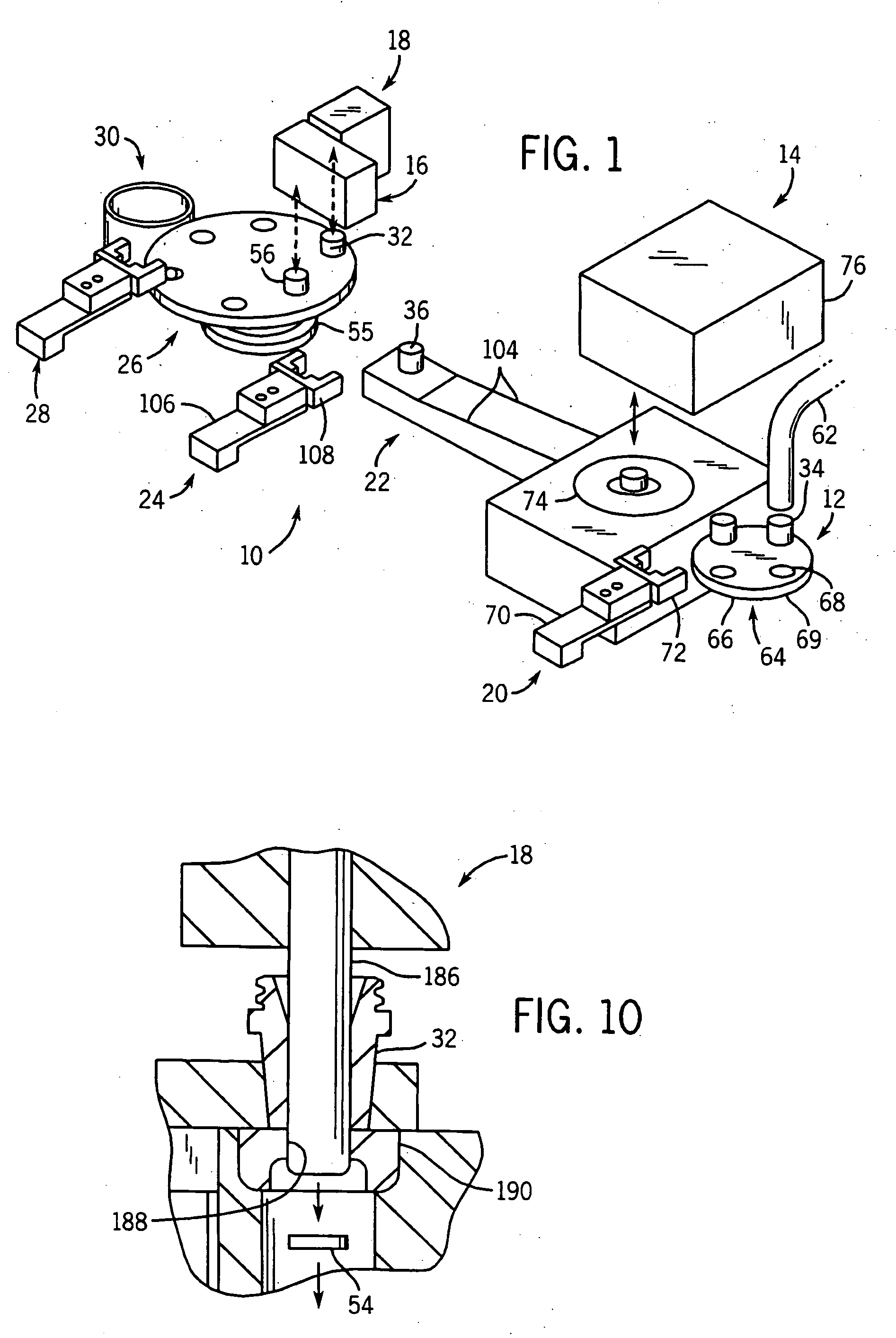 Method and apparatus for manufacturing a battery terminal with undercut rings