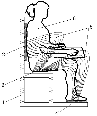 Health chair capable of preventing or treating diabetes