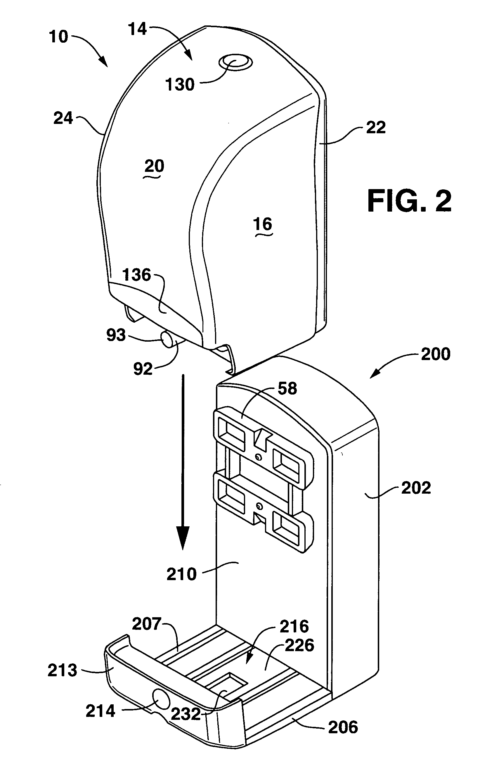 Electronic viscous liquid dispenser