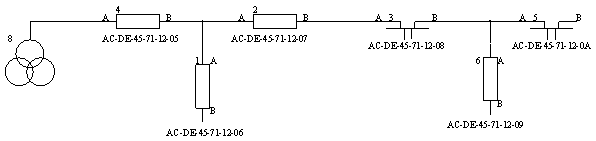 Network topological method for distributed power distribution terminals