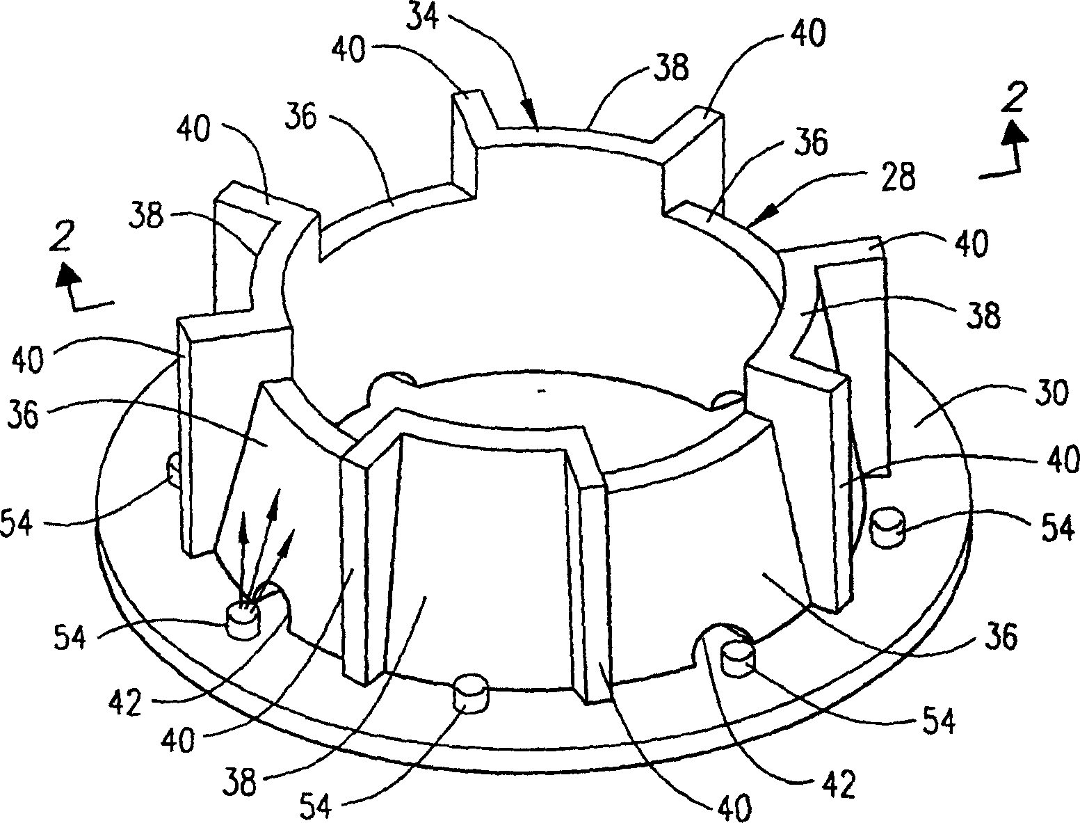 Small size low Nox gas burner equipment and method