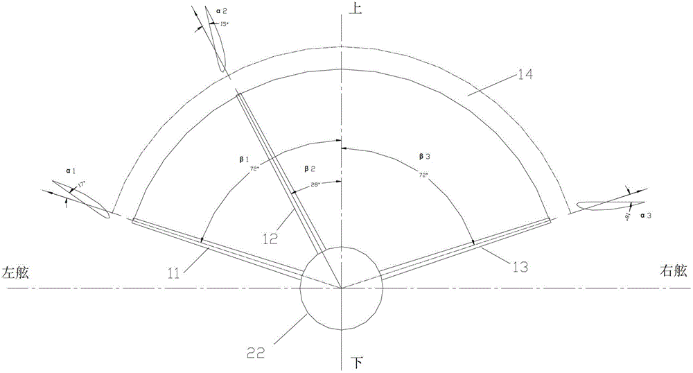 Pre-rotation triangular conduit for right-handed rotation single screw vessel