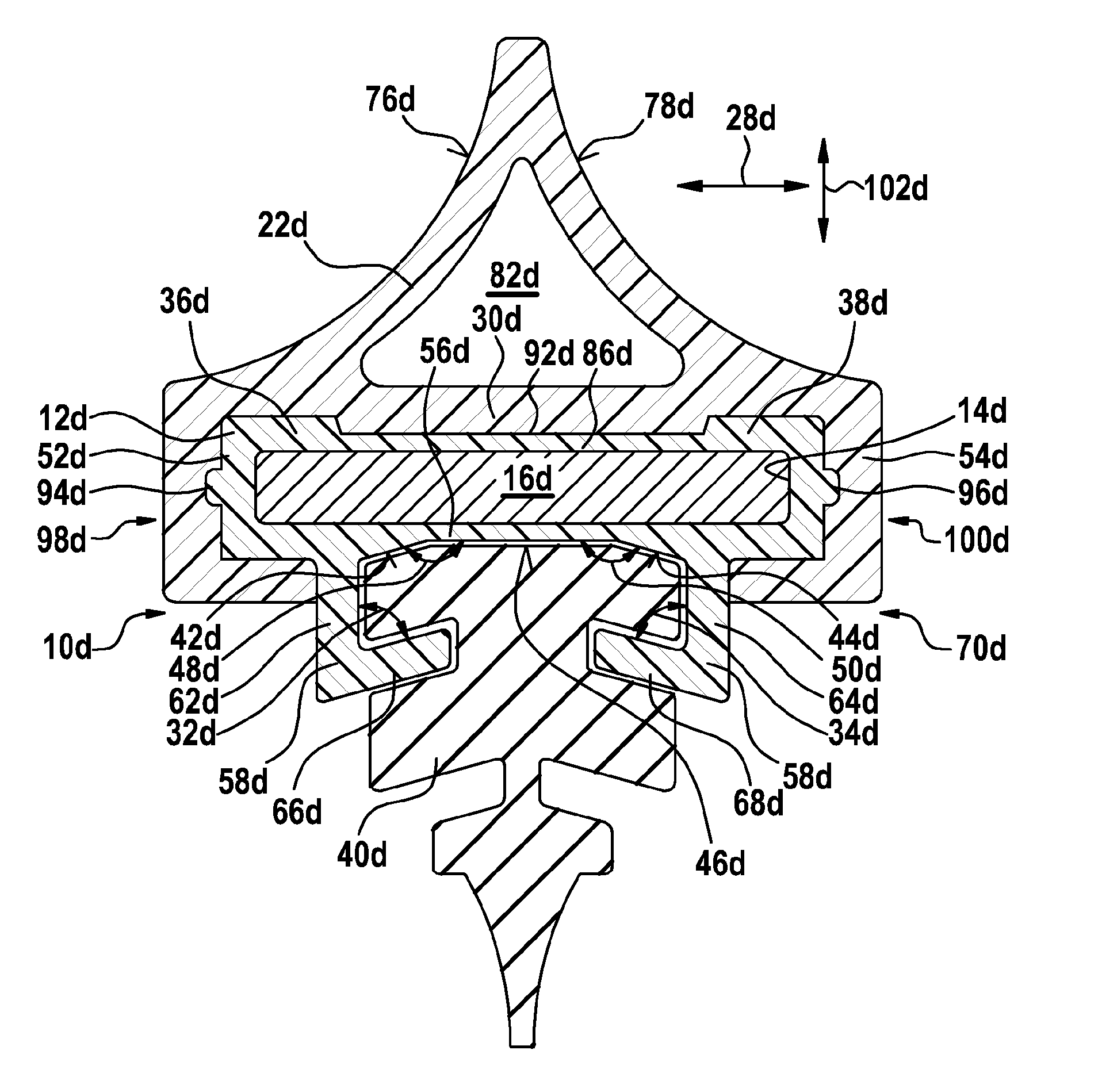 Wiping device, in particular wiping device for a motor vehicle pane