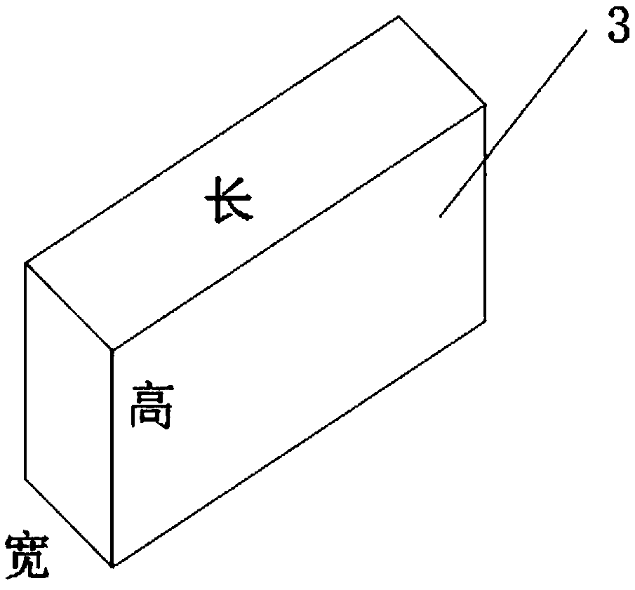 Dislocation code brick minimum unit structure, dislocation code brick structure and dislocation code brick method