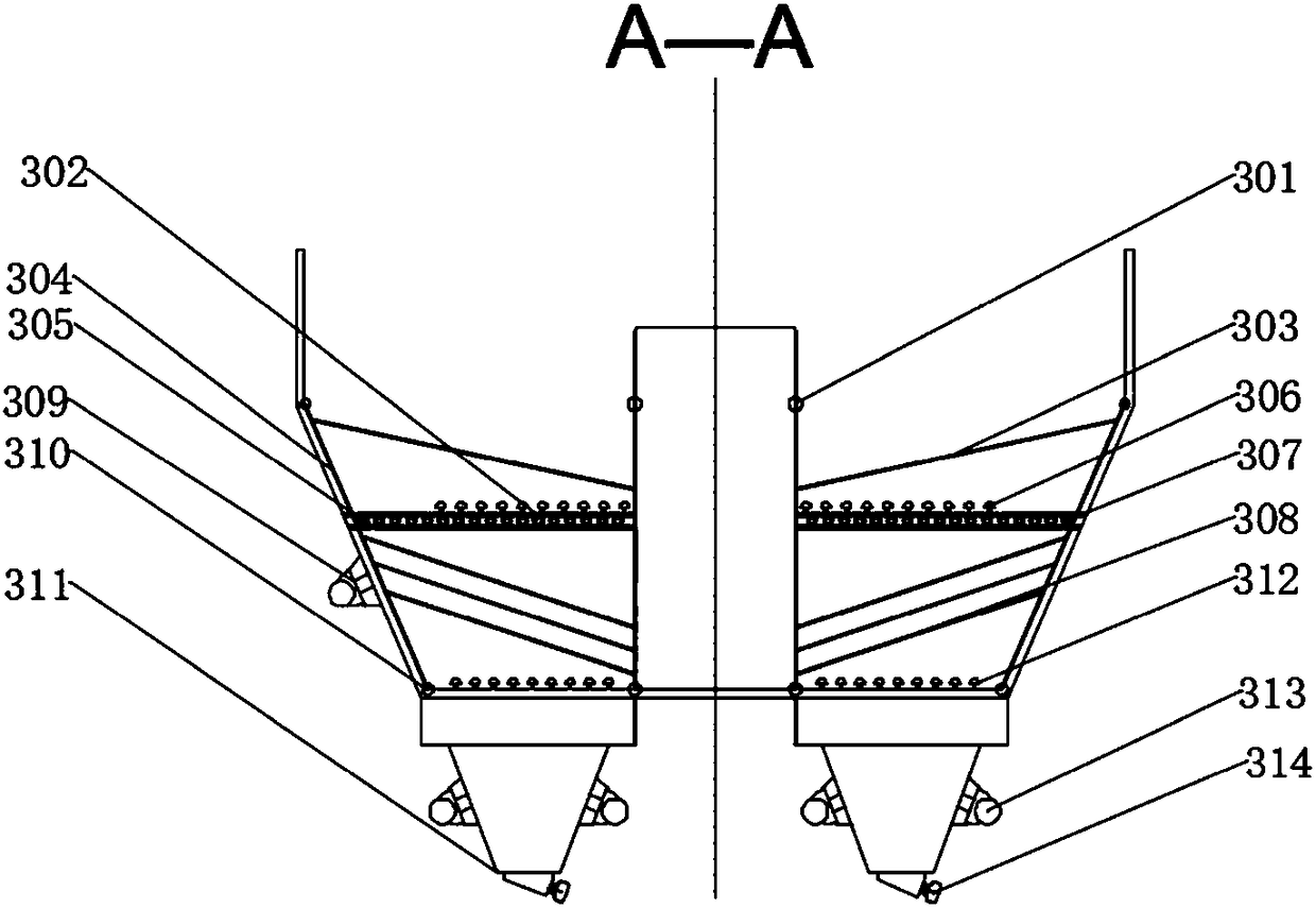 Movable bed device for recovering sensible heat of high-temperature bulk materials