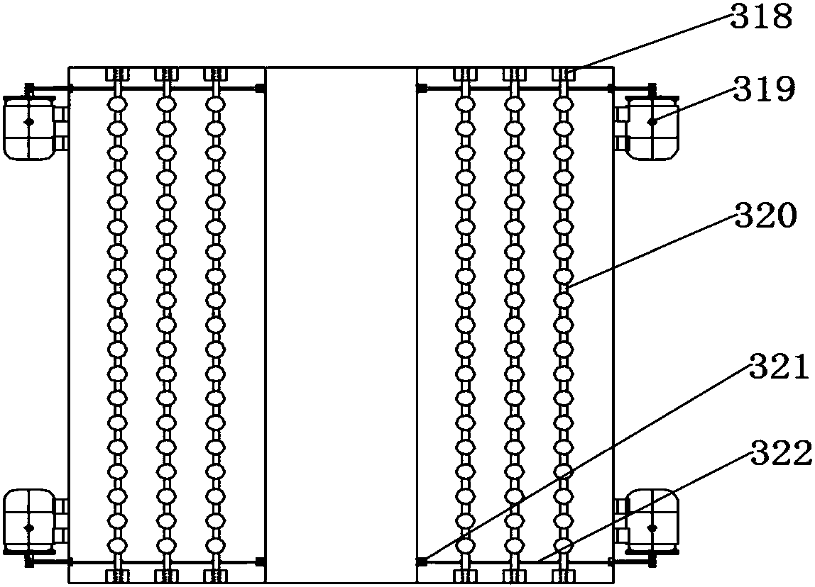 Movable bed device for recovering sensible heat of high-temperature bulk materials