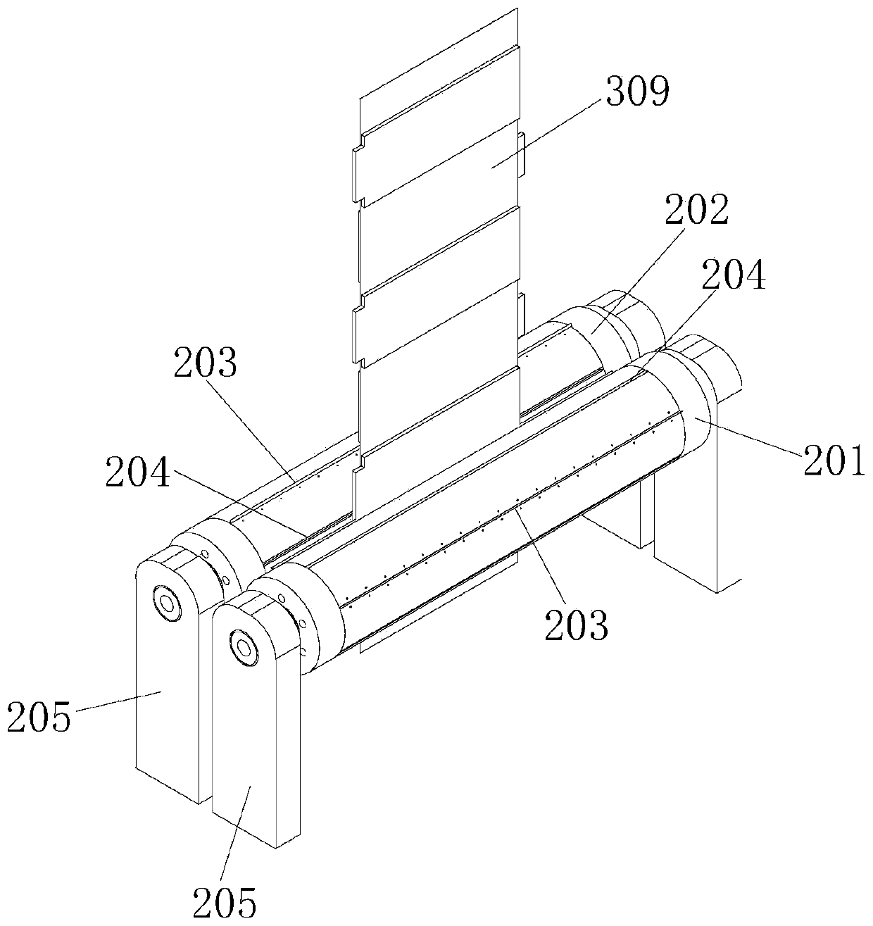 Die cutting and folding integrated machine