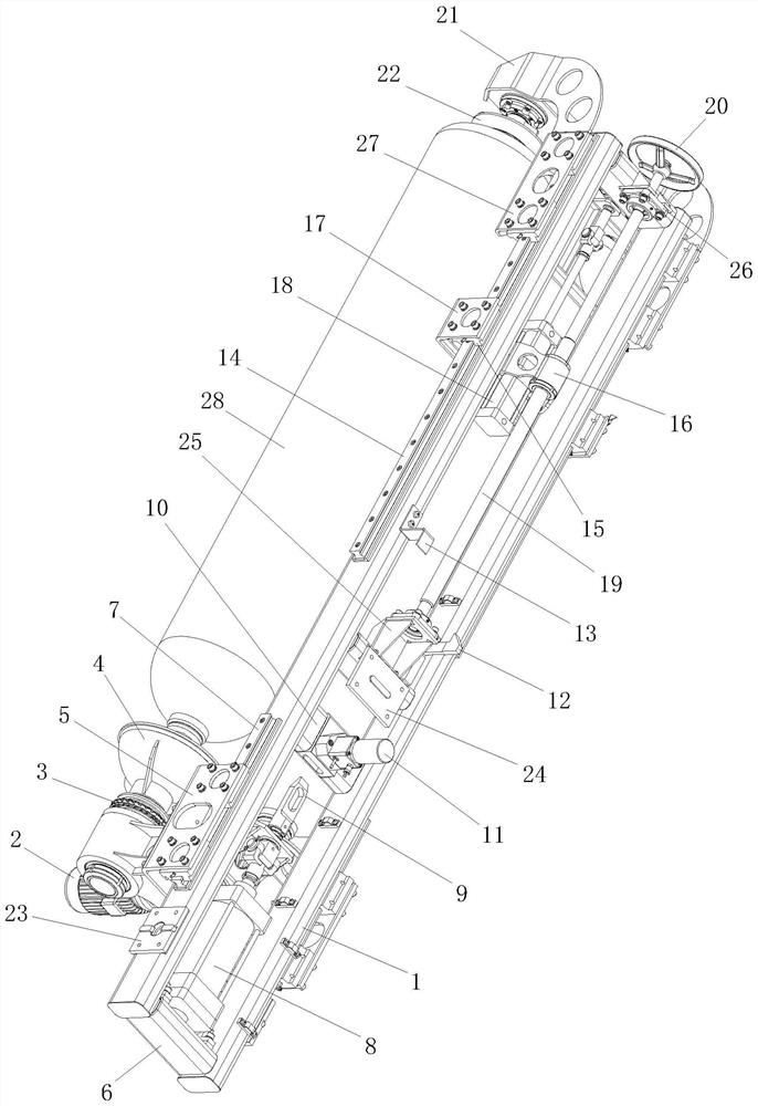 Clamping mechanism for full-automatic internal polishing machine