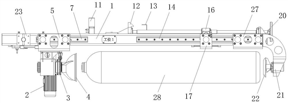 Clamping mechanism for full-automatic internal polishing machine