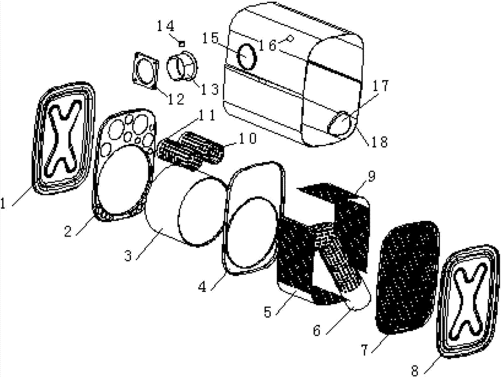 Box-type postprocessor assembly