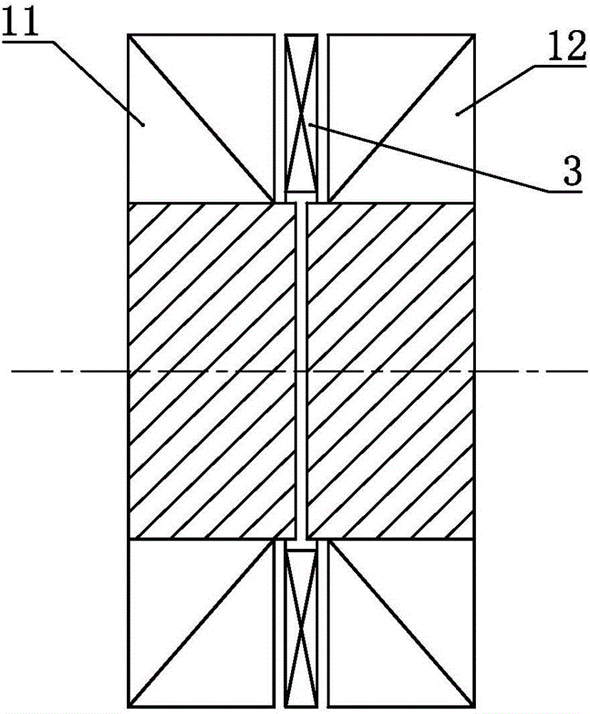 Inter-pressure counter-rotating impeller mechanism