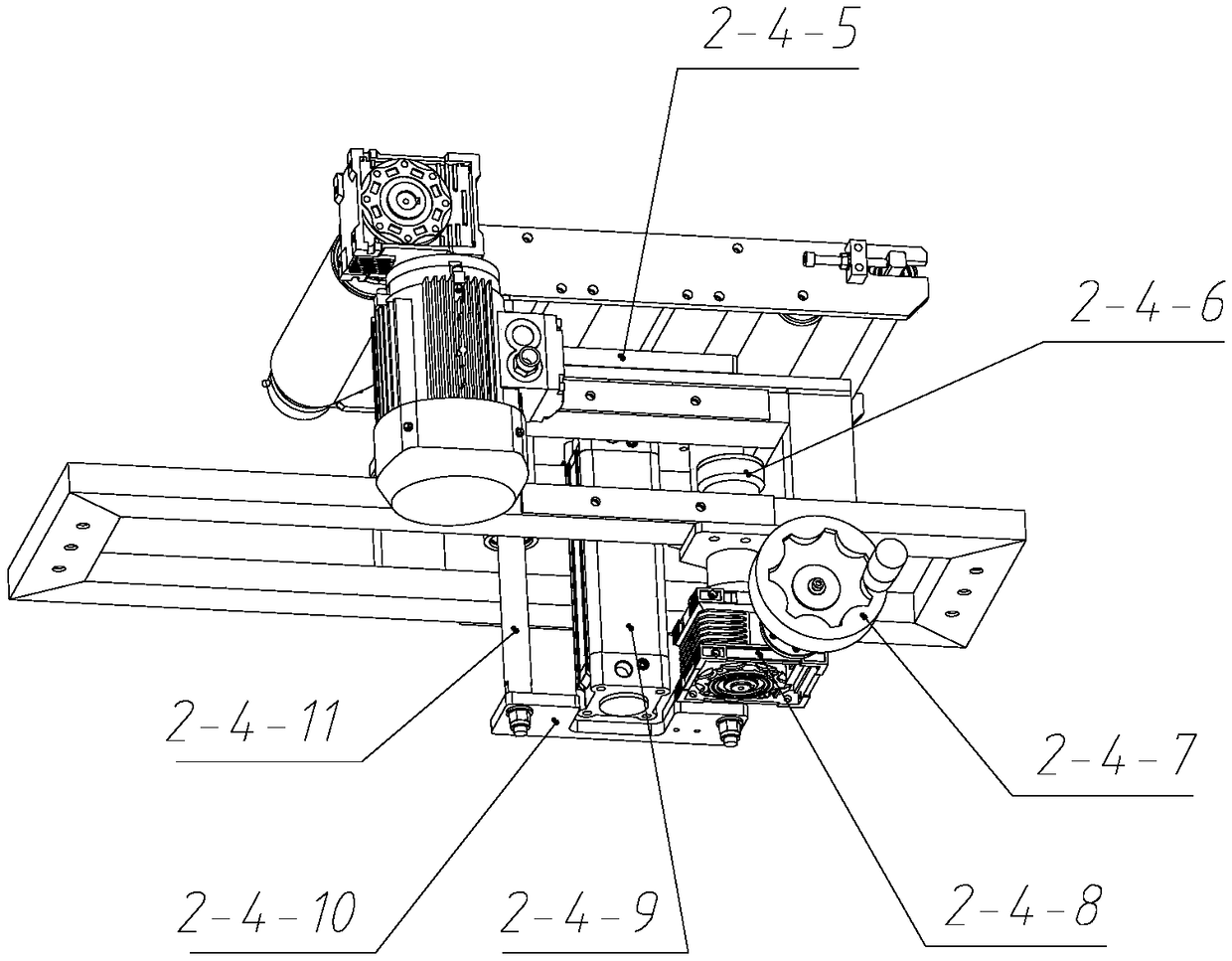 Drop type automatic bagging machine