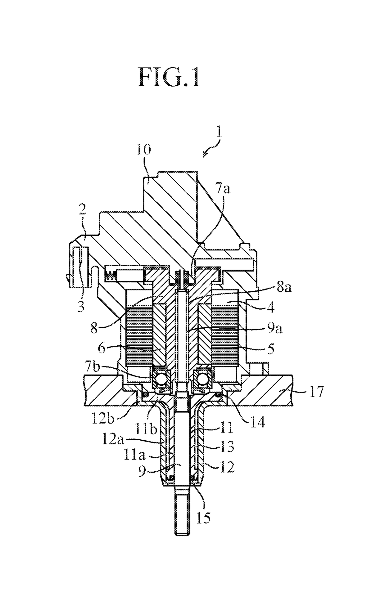 Heat resistant structure for shaft retainer, and actuator