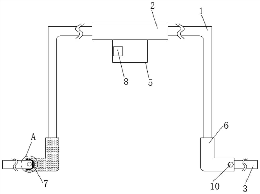 Anti-seepage structure for post-cast strip of outer wall