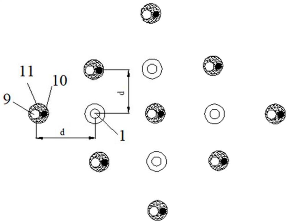 In-hole air bag expansion pressurization and vacuum-electroosmosis composite drainage precipitation system and method