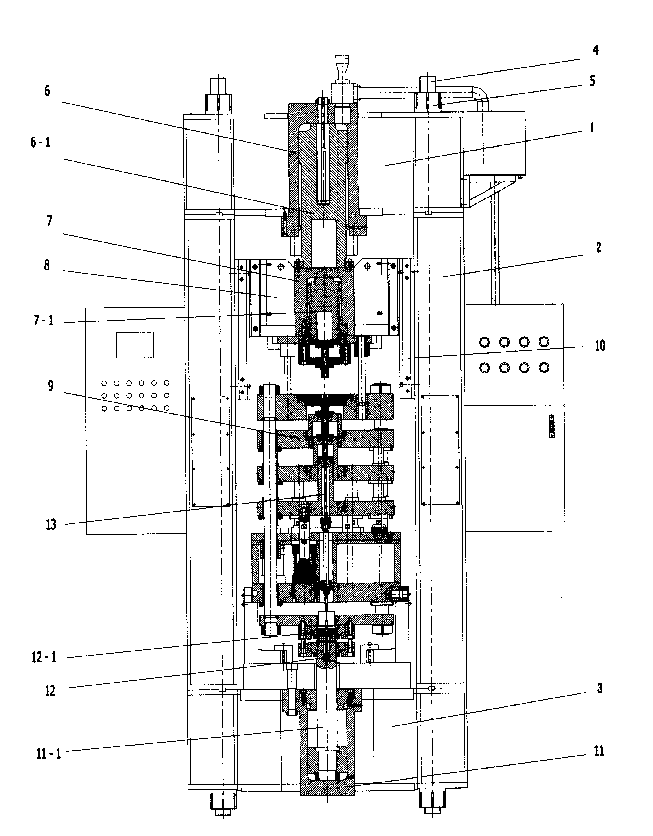 Precise forming powder in type of top tightened frame mount