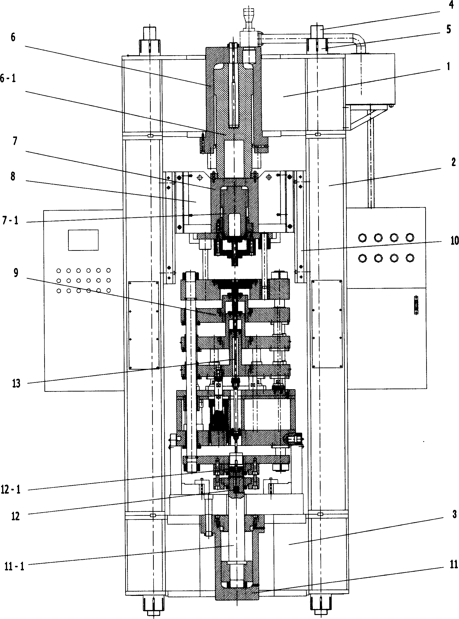 Precise forming powder in type of top tightened frame mount