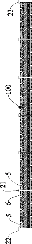 Internal tandem cell photovoltaic module and method for manufacturing package structure