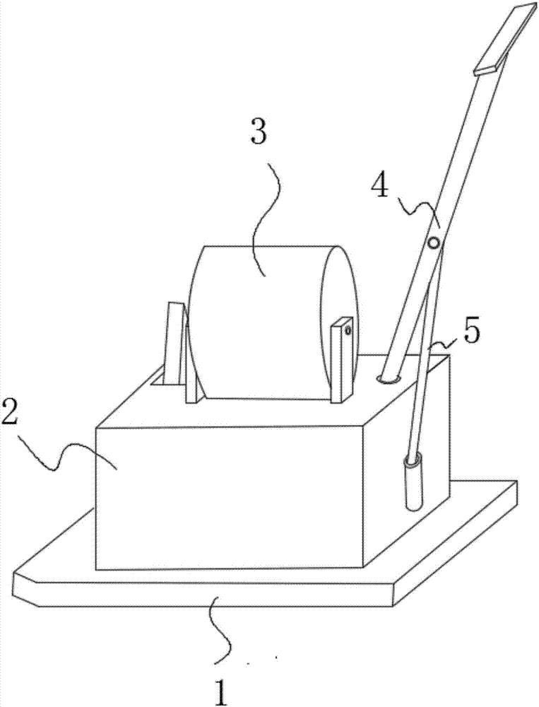 Vibration plate compactor with damping handrail