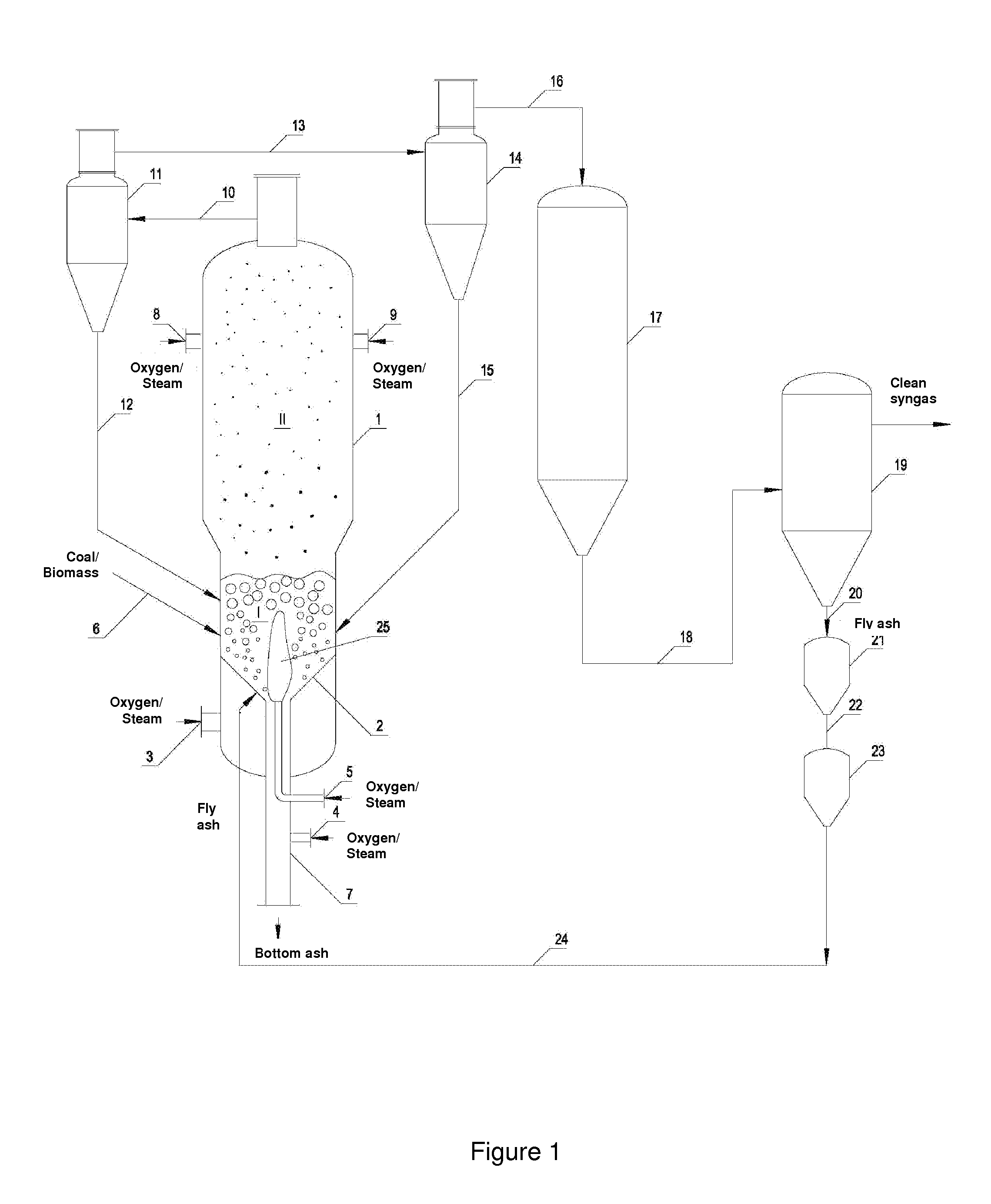 Method and apparatus for particle recycling in multiphase chemical reactors