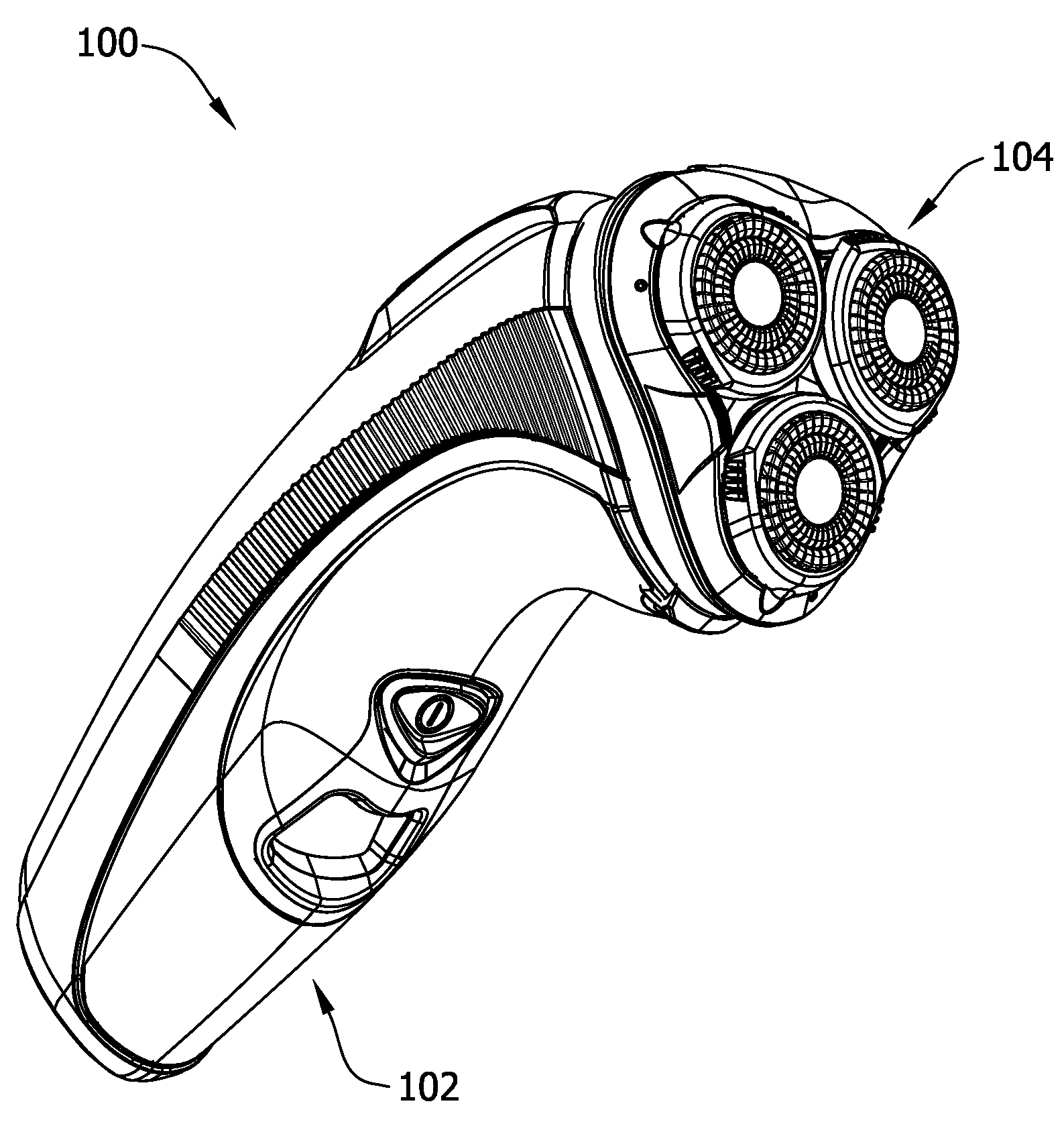 Rotary electric shaver