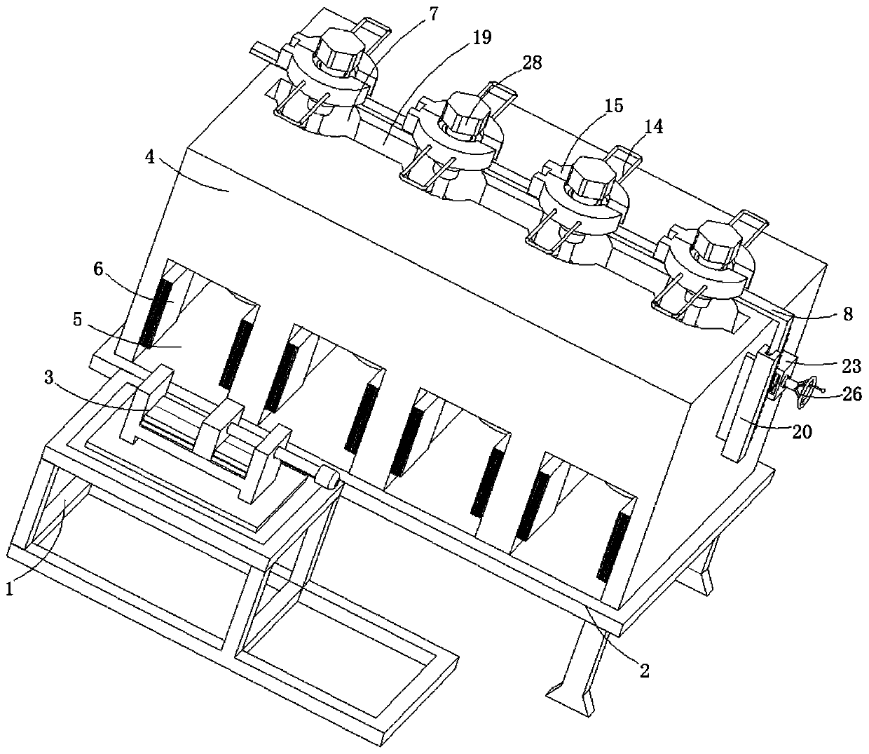 Environmental protection equipment for stone grinding