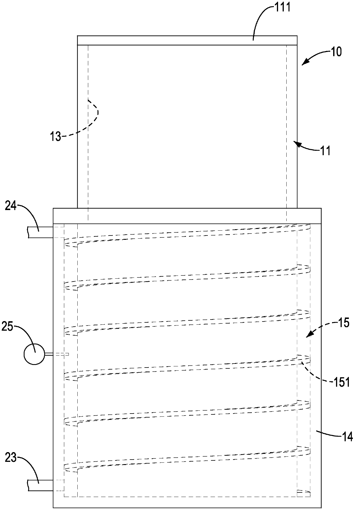 Microbial enzyme fermentation device