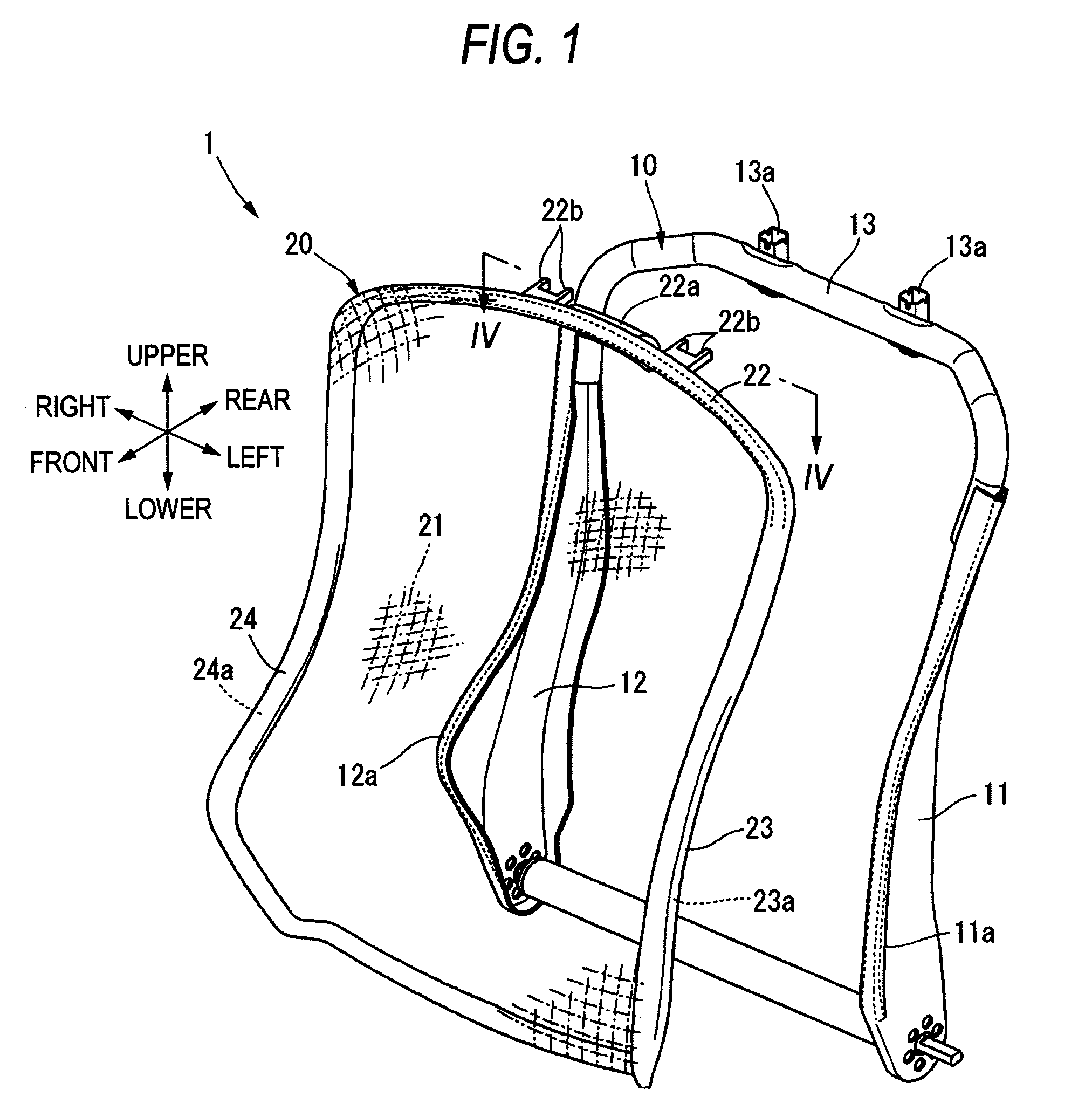 Assembling structure of planar elastic body of vehicle seat