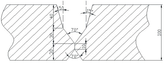 Downward and butt welding process for high strength steel for ship structure