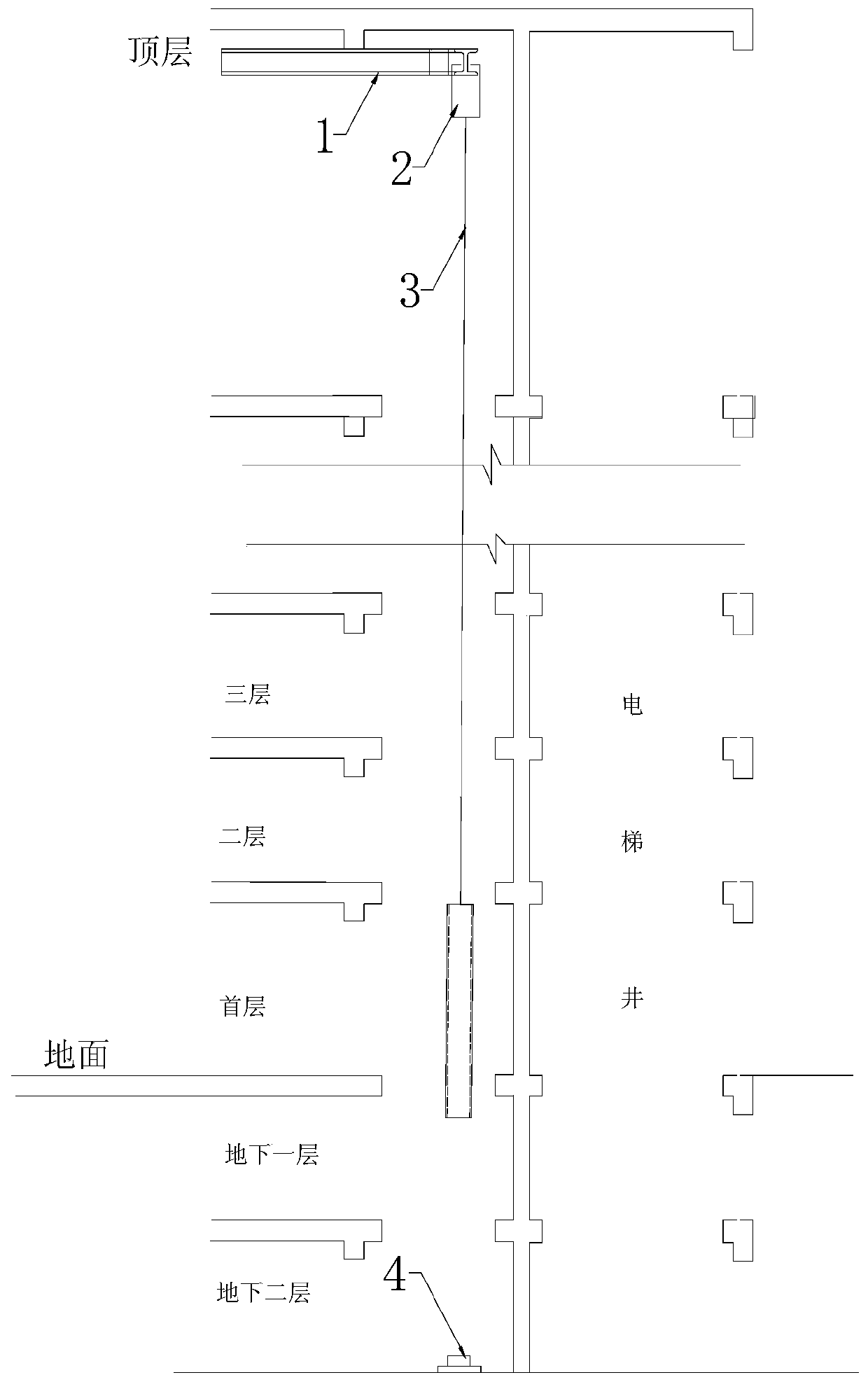 Installation equipment for large diameter pipes in tube wells