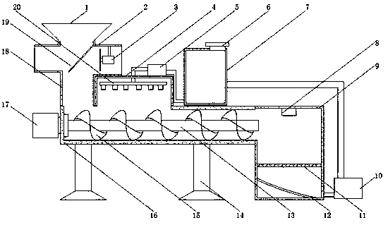 Coating device for watermelon seeds