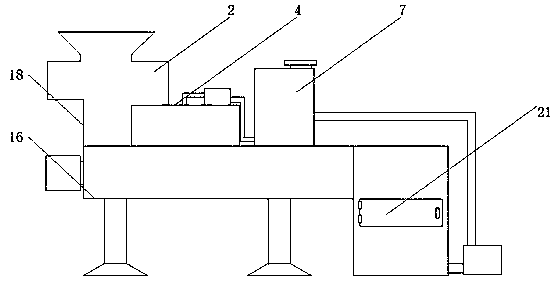 Coating device for watermelon seeds