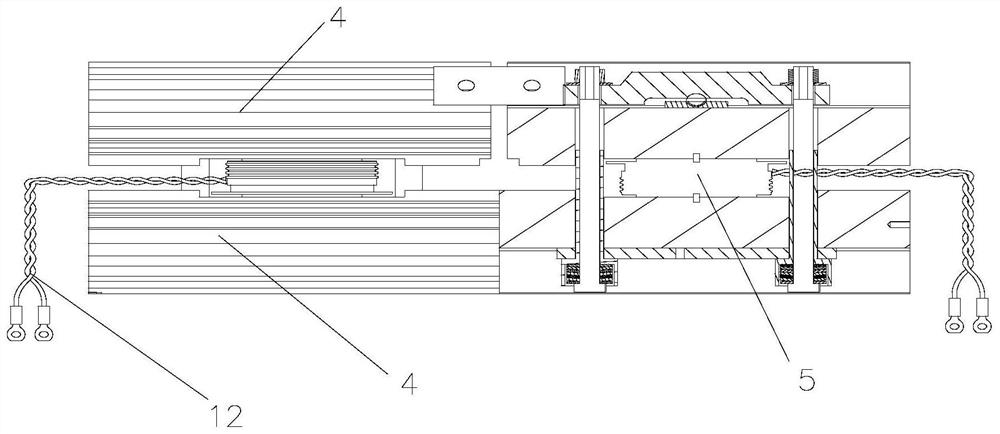 Thyristor element, thyristor element assembly structure and soft starter