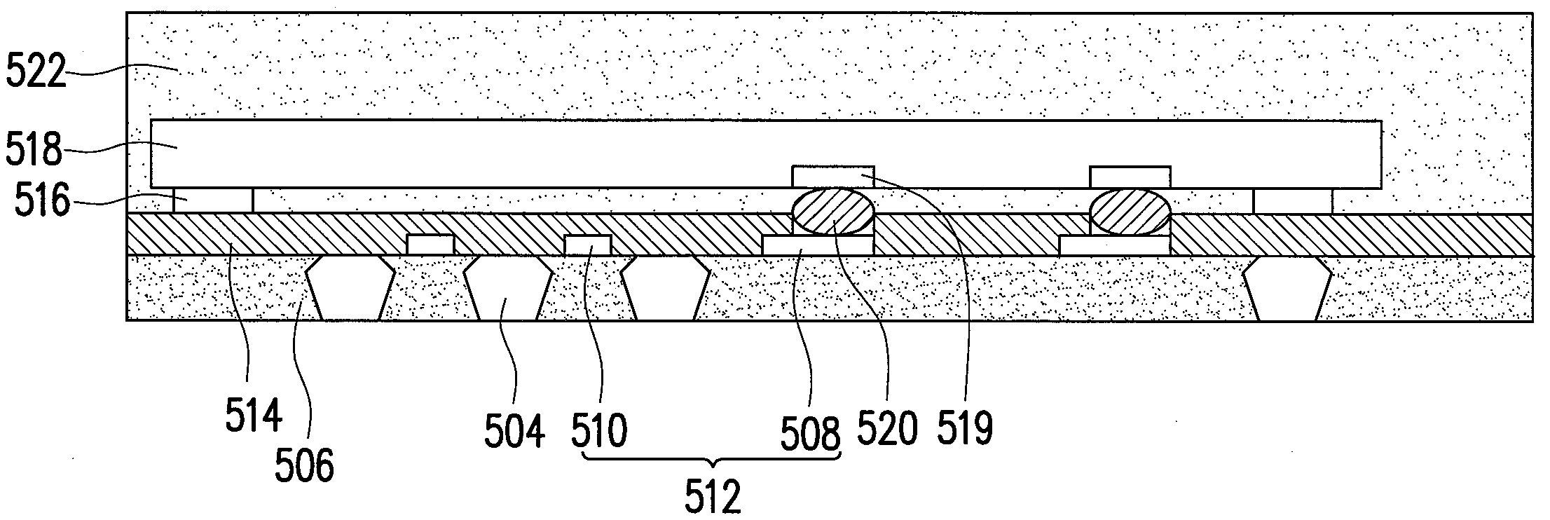 Flip chip quad flat non-leaded package structure and manufacturing method thereof and chip package structure