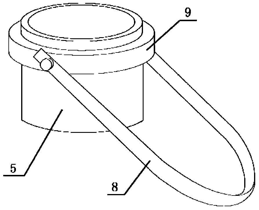 Portable fluorocarbon paint viscometer