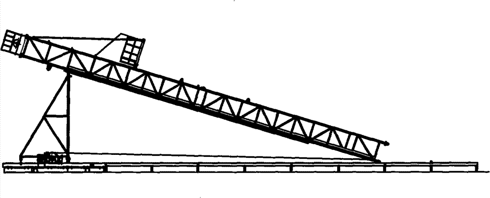 Driller tower hoisting device and using method thereof