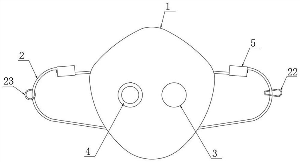 Low-resistance child mask and production process thereof