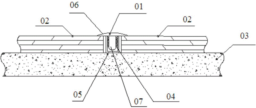 Spring type floor end cap assembly