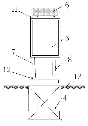 Embedded lift-type classification dustbin with advertising function