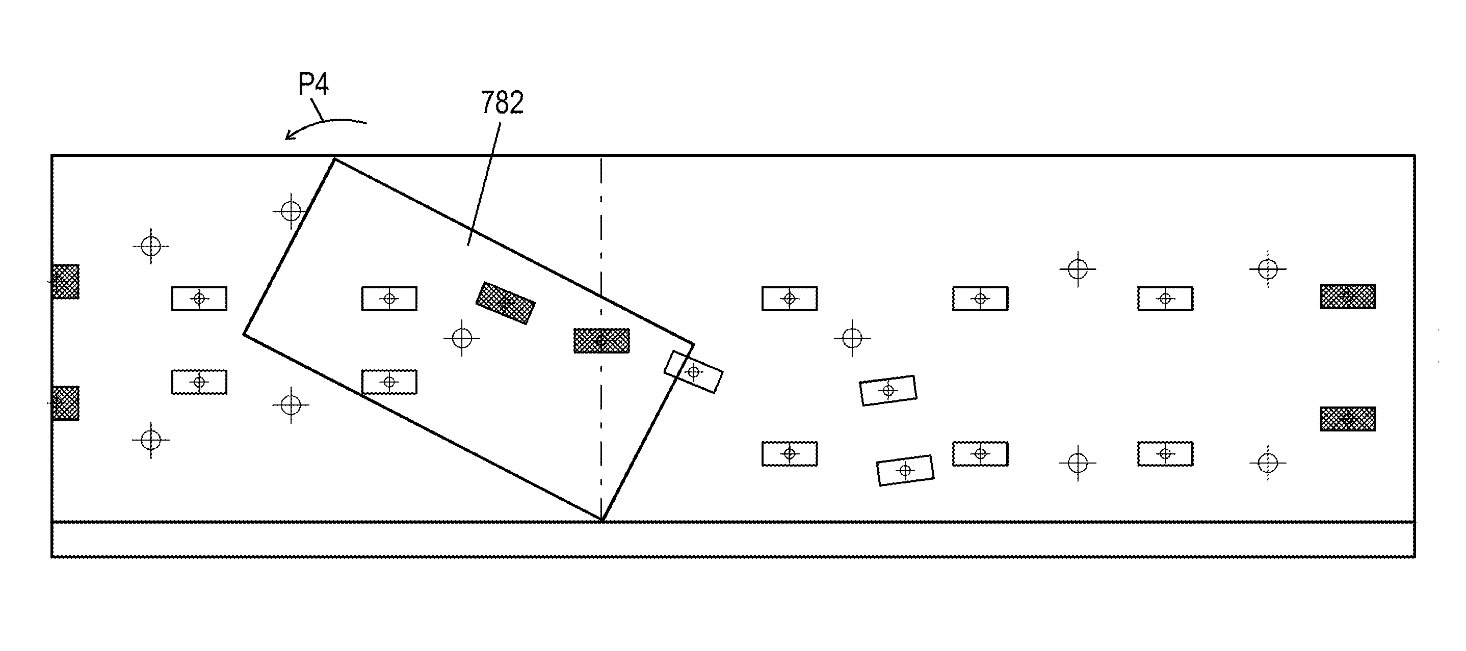 Device for handling valuable documents having an aligning unit for aligning banknotes and checks